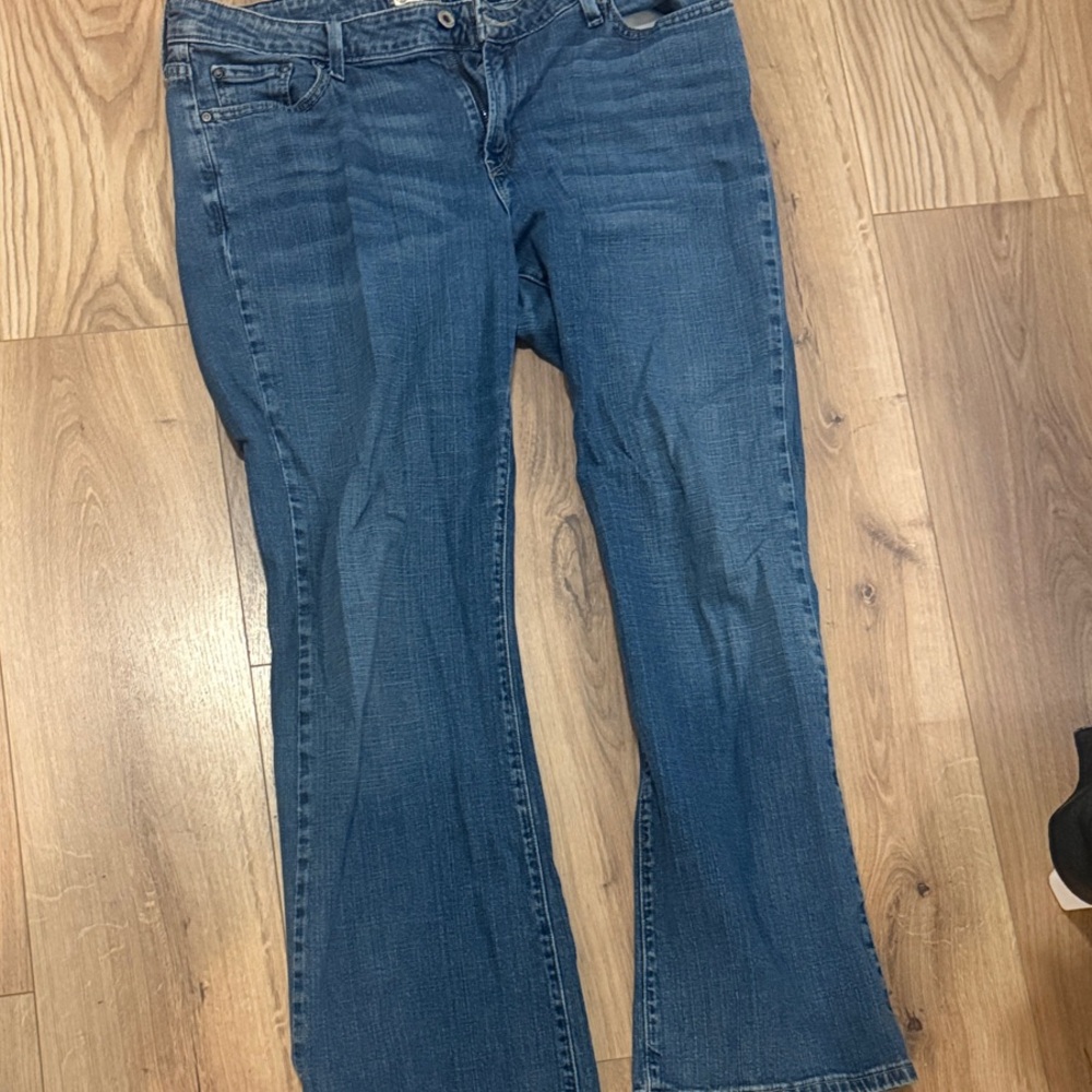 Levi's Dark Blue low boot cut 545 jeans